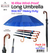 #B112-1220C Heavy Duty 60" Umbrella Assorted (case pack 24 pcs)