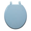 #B262-BLU-M76 Wood Toilet Seat - Blue (case pack 6 pcs)