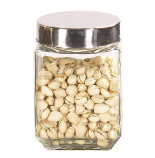 #B952-014-3 Square Glass Jar 1300 ml/ 44 oz (case pack 24 pcs)