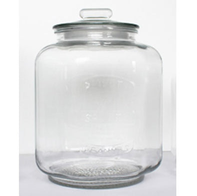 #B957-HM050-3 Glass Cookie Jar w/Airtight Lid 0.87 Gallon (case pack 6 pcs)