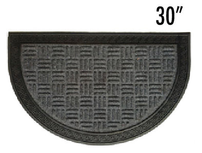 #IND-2045 PP Grill Door Mat Semi-circular 18" x 30" (case pack 10 pcs)