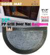#IND-2045 PP Grill Door Mat Semi-circular 18" x 30" (case pack 10 pcs)