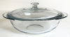 (#L-2QTCASS) Oven to Table Tempered Glass 2 Qt Casserole with Lid (case pack 6 pcs)