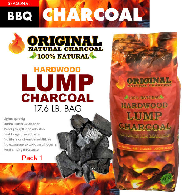 #Lump - Big Natural Hardwood Lump Charcoal (case pack 1 pc)