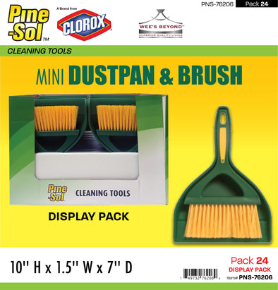 #PNS-76206 Pine-Sol Mini Dustpan & Brush (case pack 24 pcs)