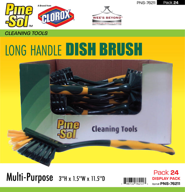 #PNS-76211 Pine-Sol Long Handle Dish Brush (case pack 24 pcs)