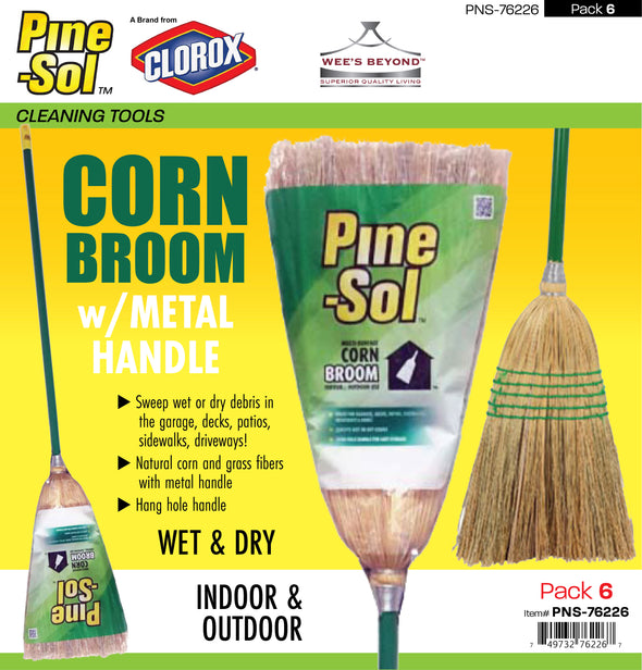 #PNS-76226 Pine-Sol Corn Broom (case pack 6 pcs)