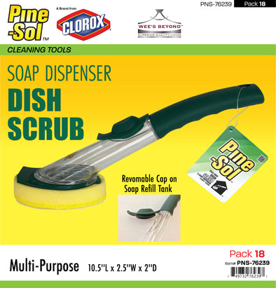 #PNS-76239 Pine-Sol Soap Dispenser Dish Scrub (case pack 18 pcs)