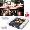 #TLC-050 Tealight Candles 50 Ct Value Pack (case pack 24 pcs)