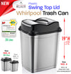 #W01-1503 Swing Top Dust Bin 28 Lt (case pack 12 pcs)