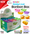 #W02-1049 Divided Color Bonbon Box 500 ml Display Pak (case pack 45 pcs)