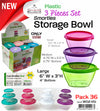 #W02-1151 Smarties Round Storage Bowl 3-pc Set (case pack 24 pcs)